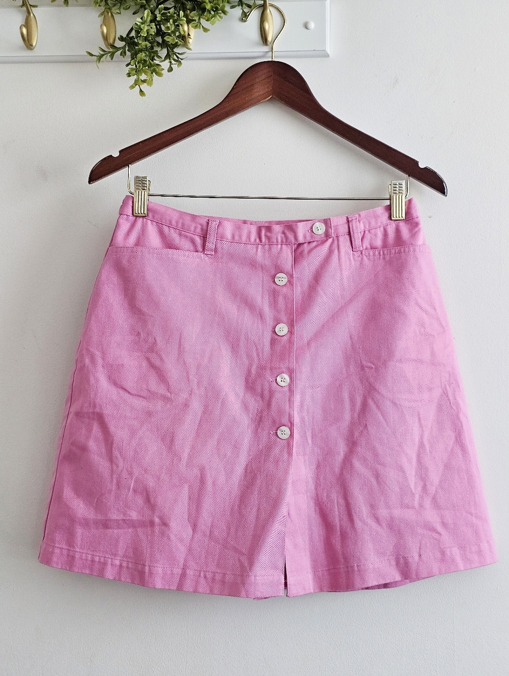 Vintage St Johns Bay Pink Skort Cotton Preppy Golf Y2K Size 10